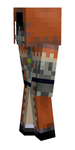 Black skin: body, left side render
