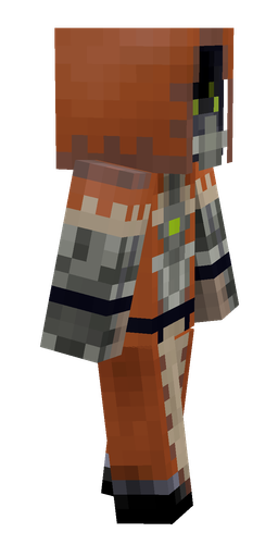 Black skin: body, right side render