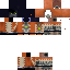 Black skin: raw texture render