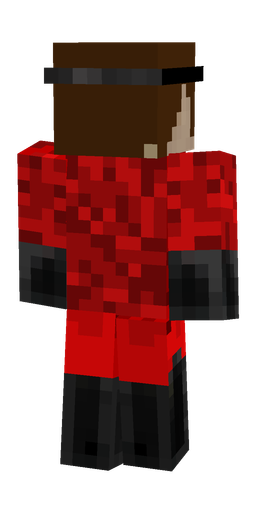 Black skin: body, back render