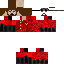 Black skin: raw texture render