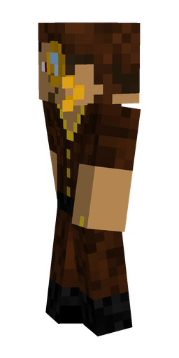 Black skin: body, left side render