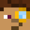 Black skin: face render