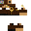 Black skin: raw texture render