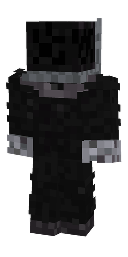 Black skin: body, back render