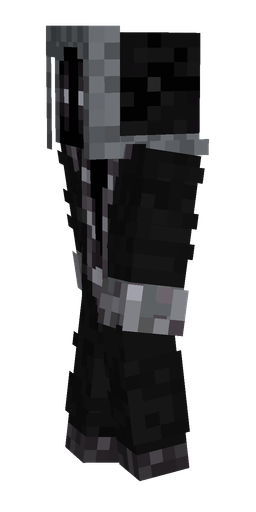 Black skin: body, left side render