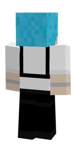 Black skin: body, back render