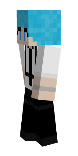 Black skin: body, left side render