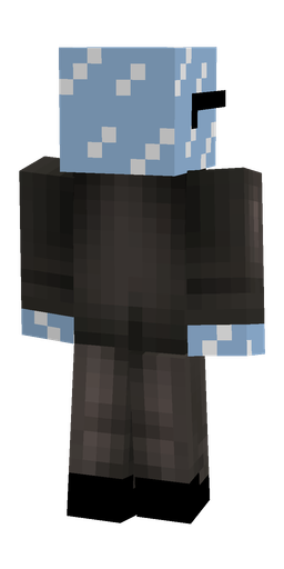 Black skin: body, back render