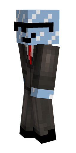 Black skin: body, left side render