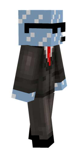 Black skin: body, right side render
