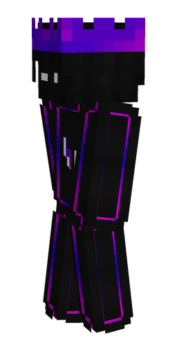 Black skin: body, left side render