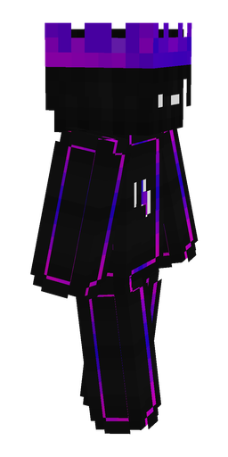 Black skin: body, right side render