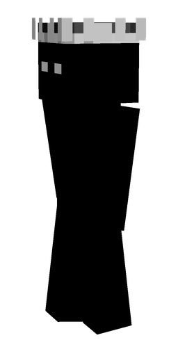 Black skin: body, left side render