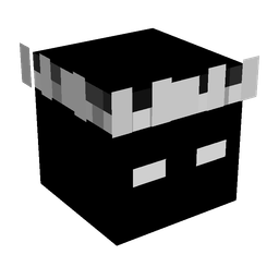 Black skin: head render