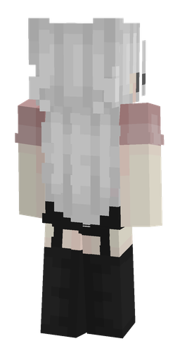 Black skin: body, back render