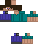Blue skin: raw texture render