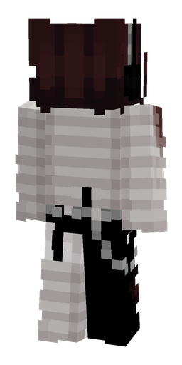 Black skin: body, back render
