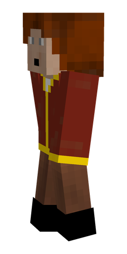 Brown skin: body, left side render