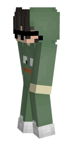Black skin: body, left side render