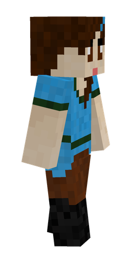 Black skin: body, right side render