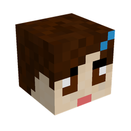 Black skin: head render