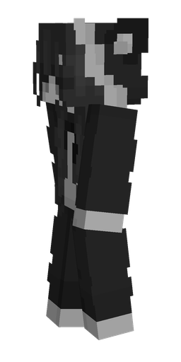 Black skin: body, left side render