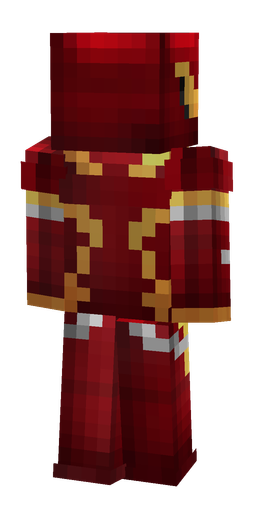 Red skin: body, back render