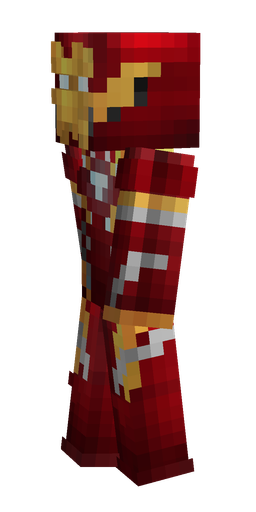 Red skin: body, left side render