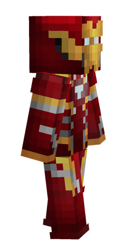 Red skin: body, right side render
