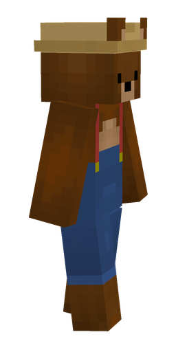 Blue skin: body, right side render