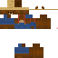 Blue skin: raw texture render