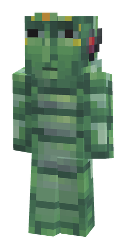 Green skin: body, front render