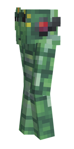 Green skin: body, left side render