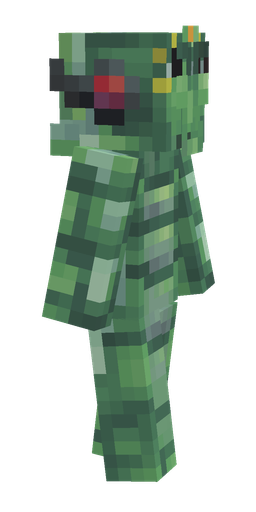 Green skin: body, right side render