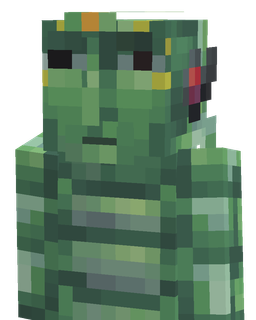 Green skin: bust render