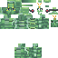 Green skin: raw texture render