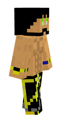 Black skin: body, right side render