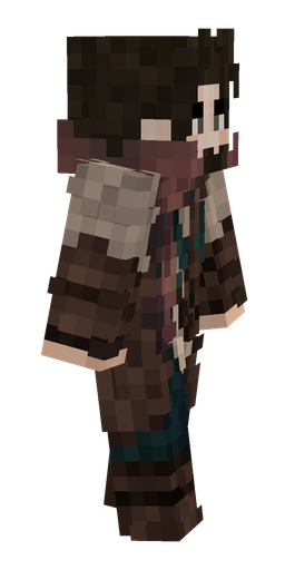 Black skin: body, right side render