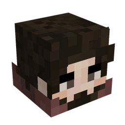 Black skin: head render