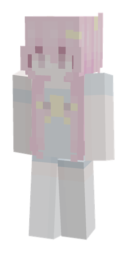 Blue skin: body, front render