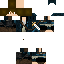 Black skin: raw texture render