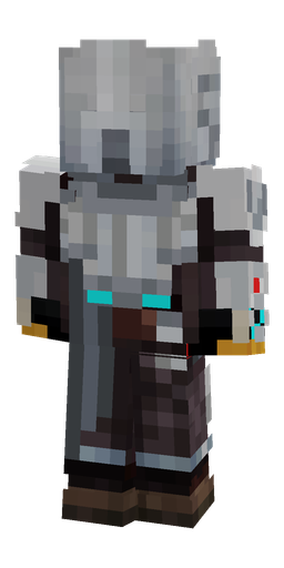 Black skin: body, back render