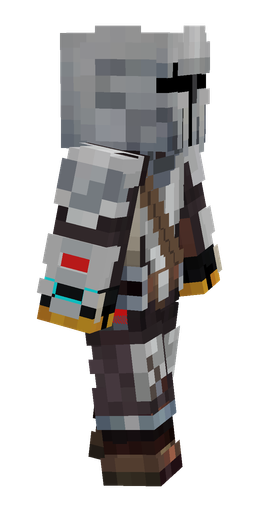 Black skin: body, right side render