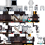 Black skin: raw texture render