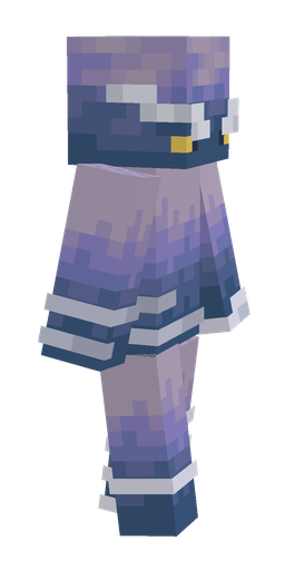 Blue skin: body, right side render