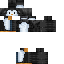 Black skin: raw texture render