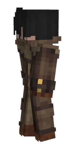 Black skin: body, left side render