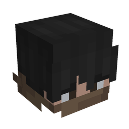 Black skin: head render