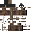 Black skin: raw texture render